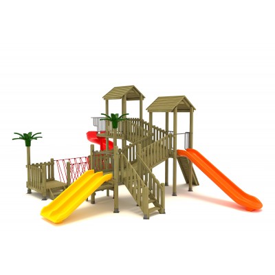 20 A Standard Wooden Playground